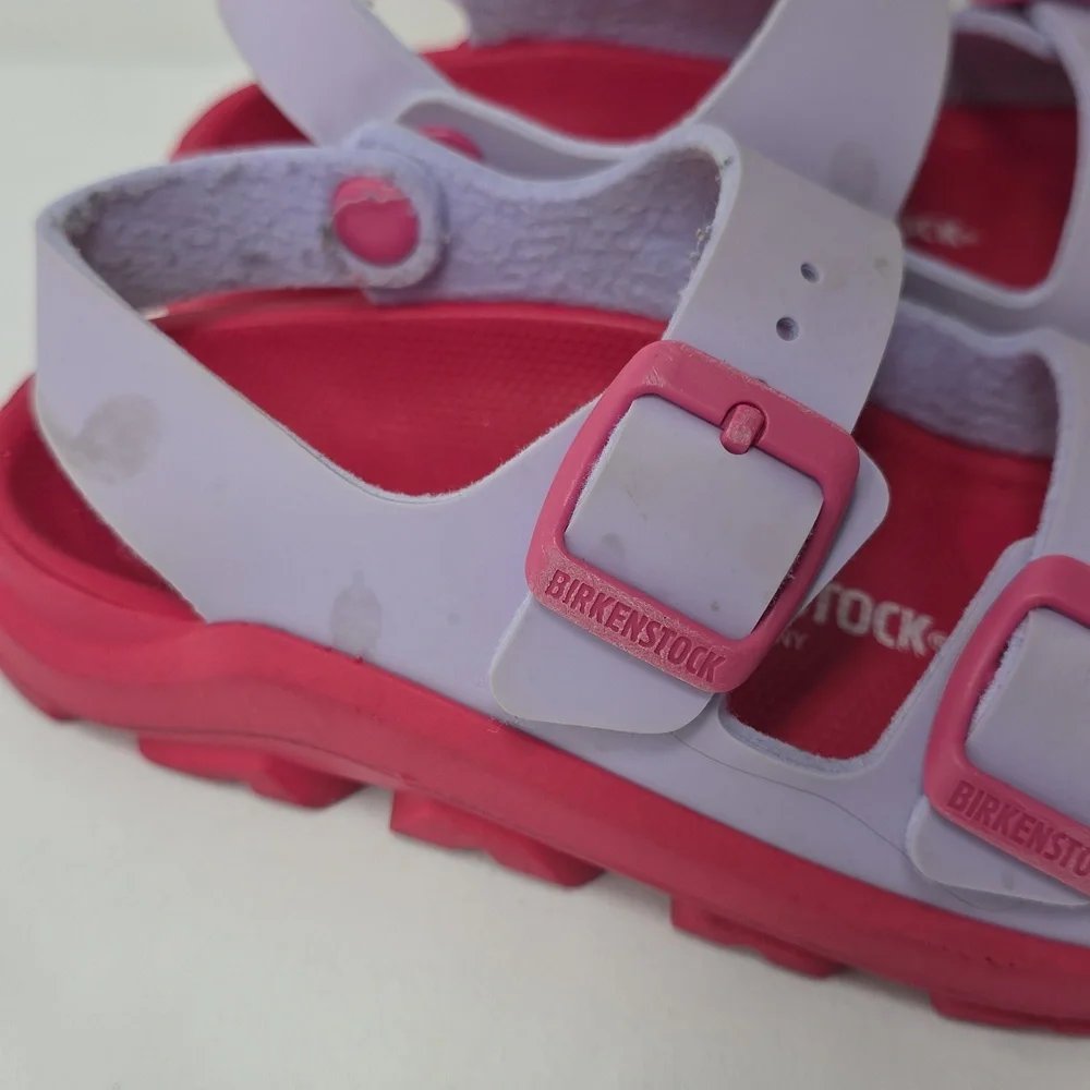 Birkenstock‎ Mogami Sandals Girl Euro 29  11-11.5 US  Pink Purple Buckle Straps